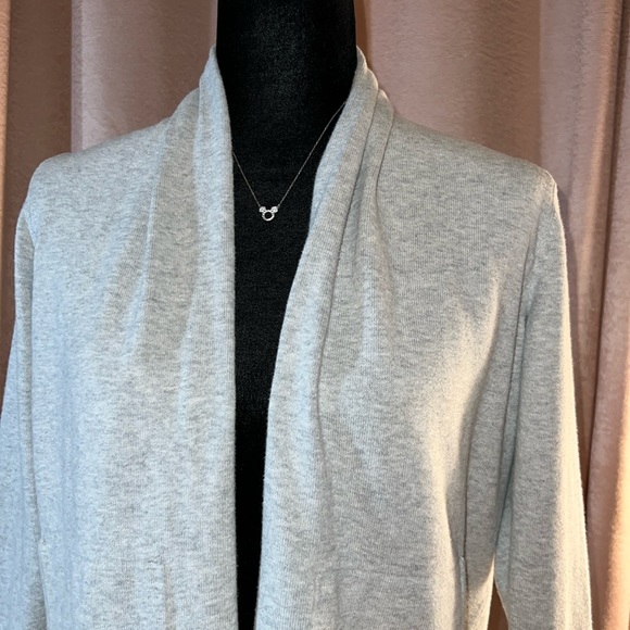 Lands End Size XS Gray Cardigan - Picture 2 of 13